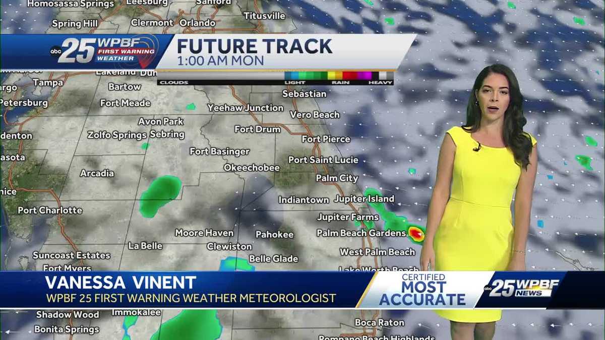 Isolated storms and warming up this week