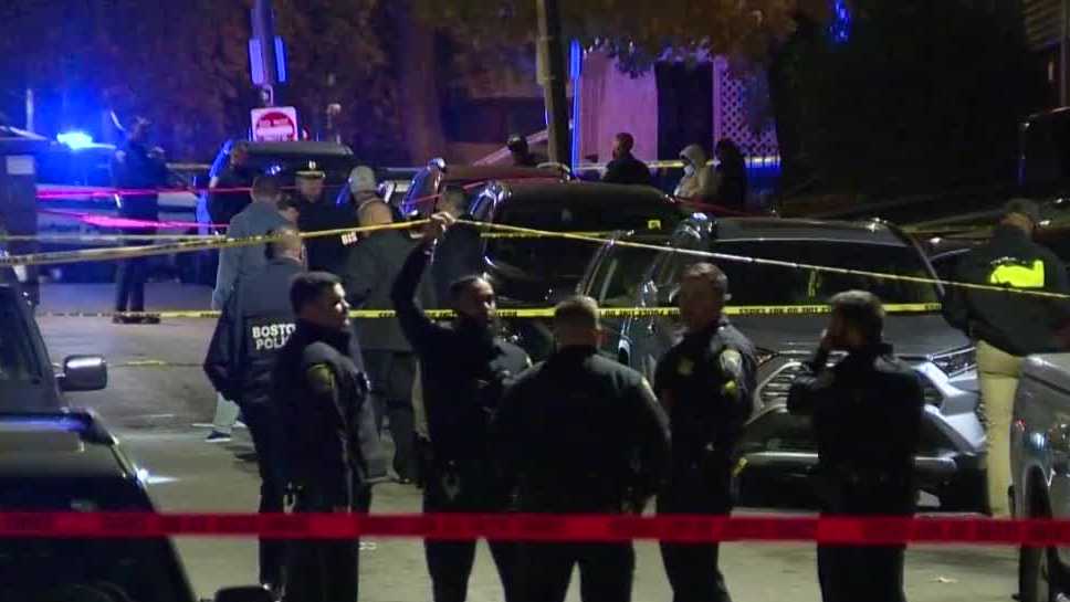 Police investigating after 2 people shot in Boston