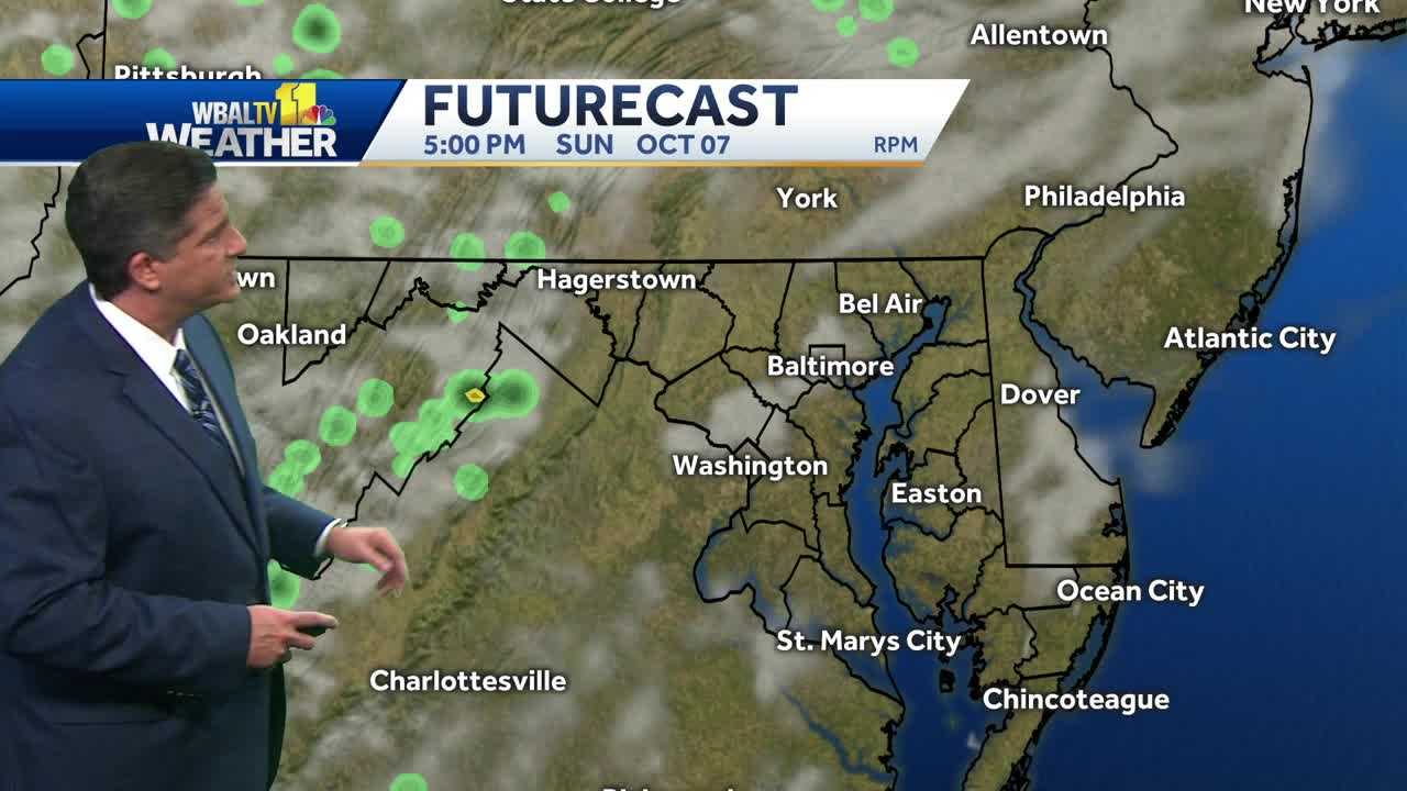 Warmer Sunday With Slight Chance For Showers