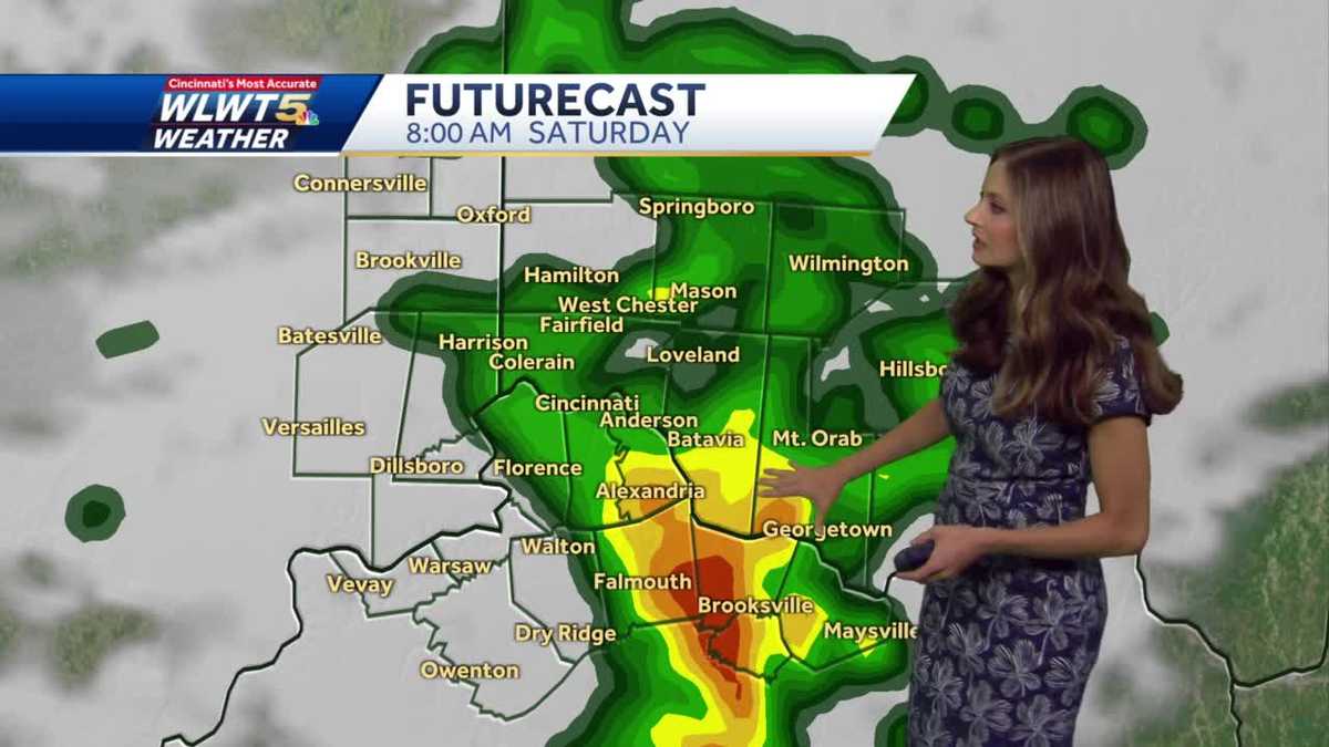 Weekend rain could be heavy