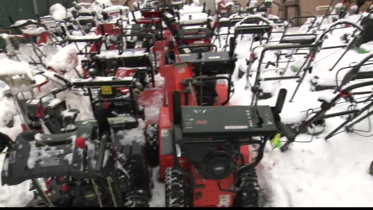 Snow blower repair shops see boom in business