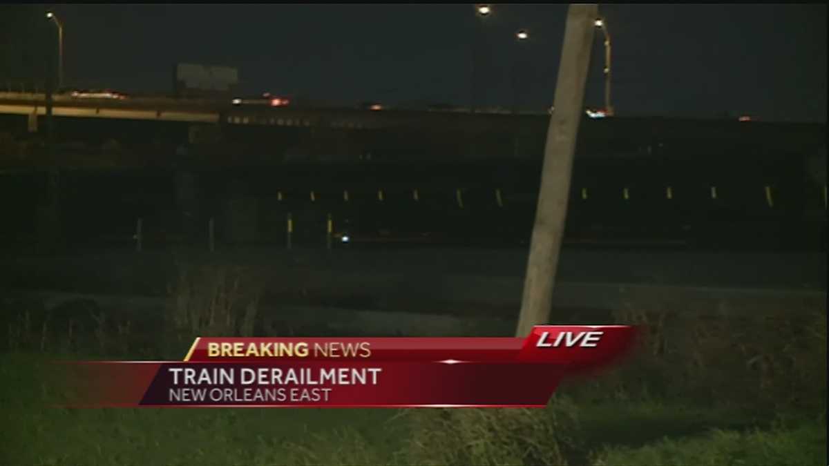 New Orleans Fire Department investigating train derailment