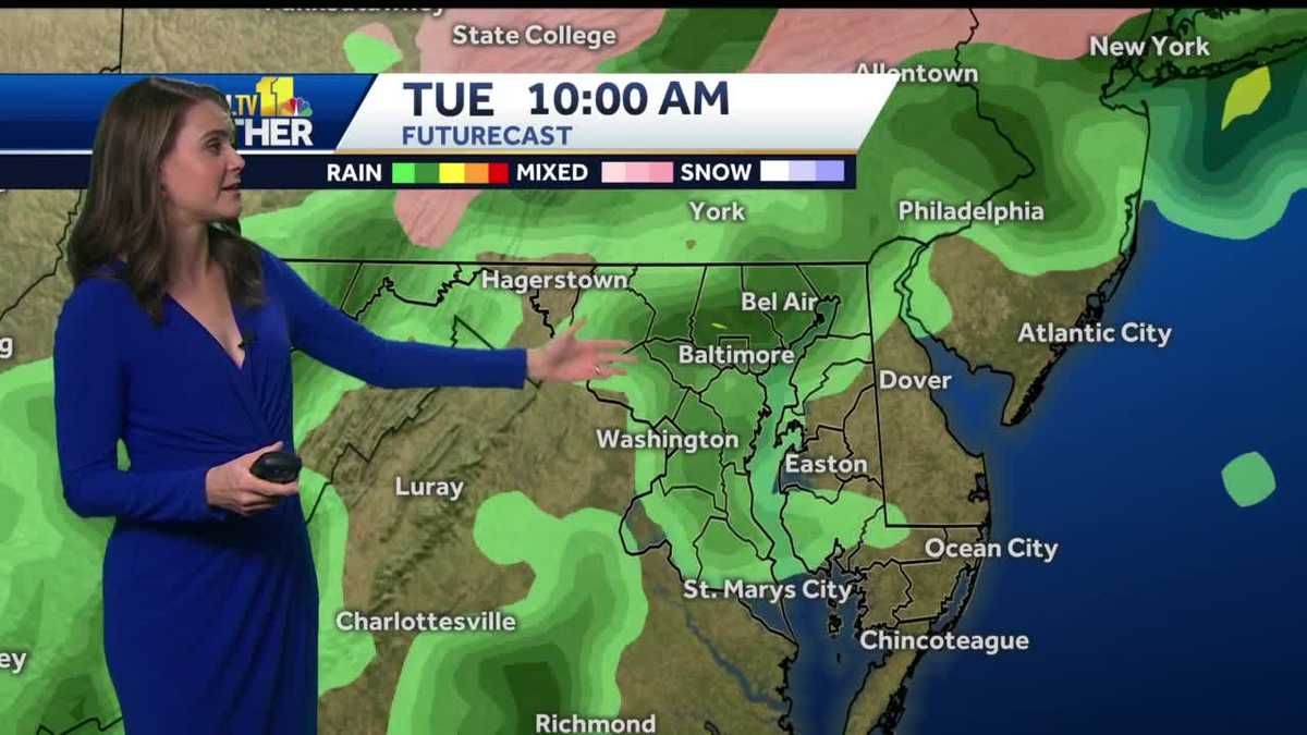 'Strange' temperature pattern Tuesday, Ava says