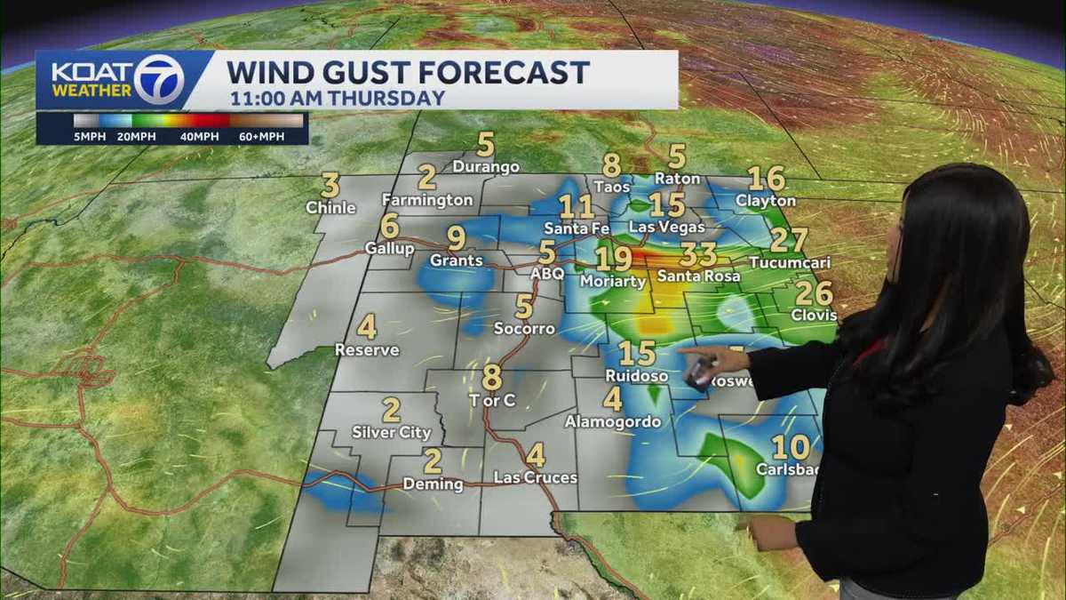 New Mexico forecast: Warmings continue with some gusty wind