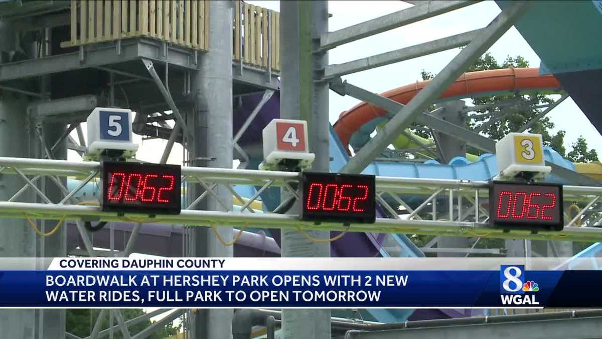 New rides open at Hershey Park