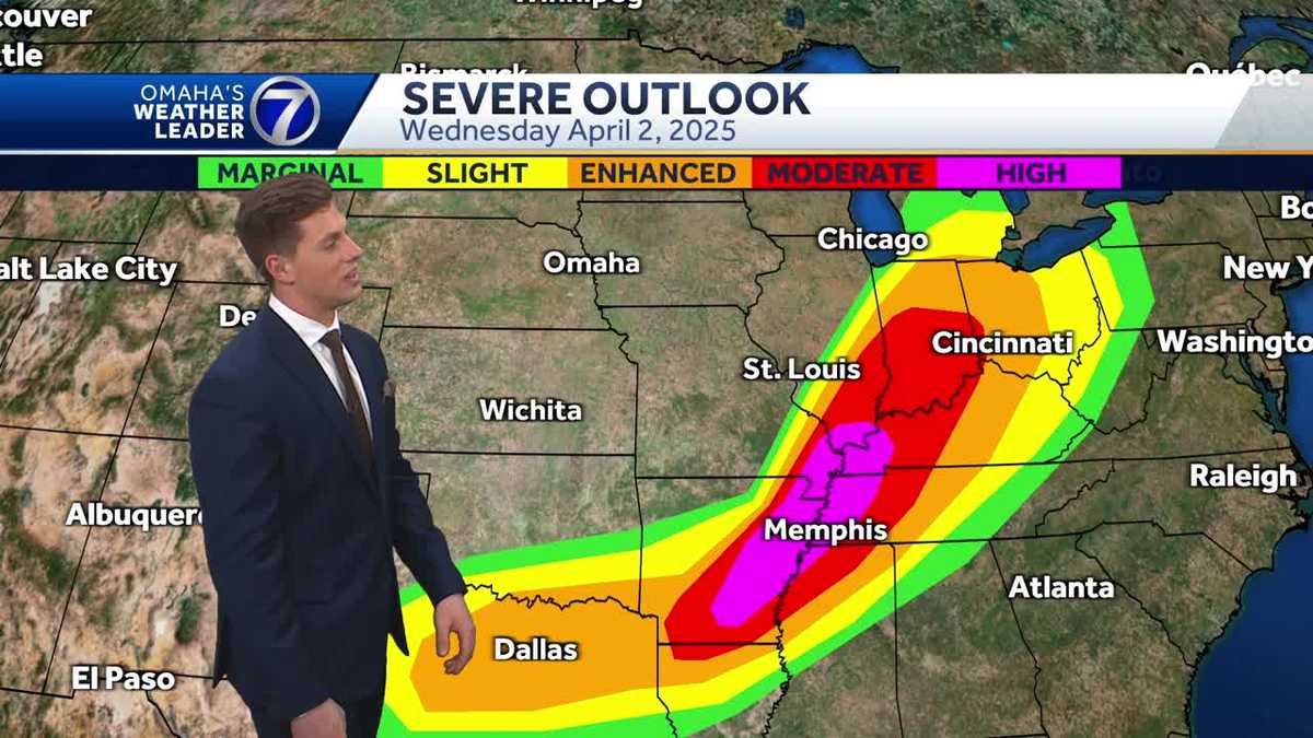 Much calmer winds with a mix of sun and clouds in Thursday in Omaha - KETV