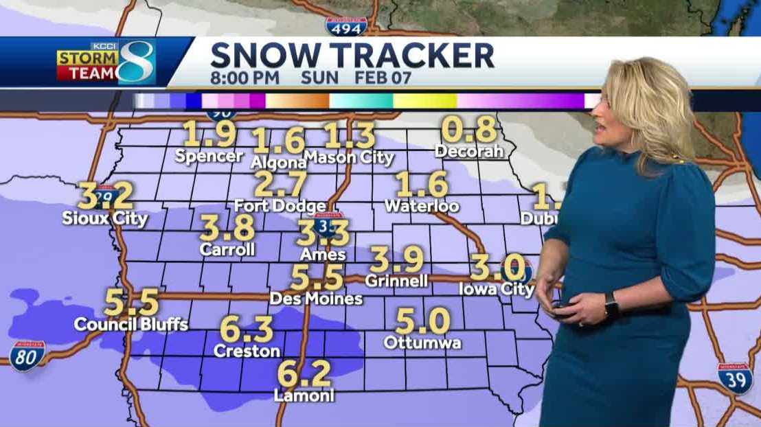 Rounds of snow accompanied by dangerously cold temperatures