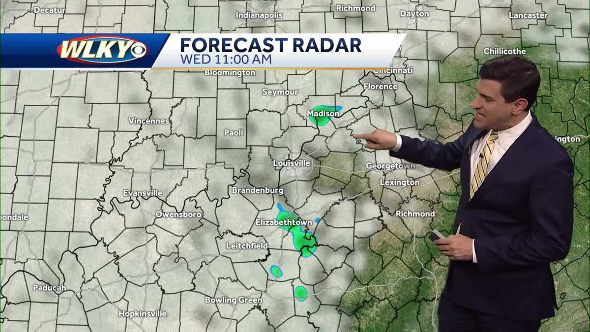 Isolated shower chances Wednesday