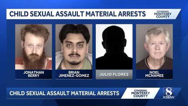 Monterey County men plead not guilty to child sexual abuse material charges