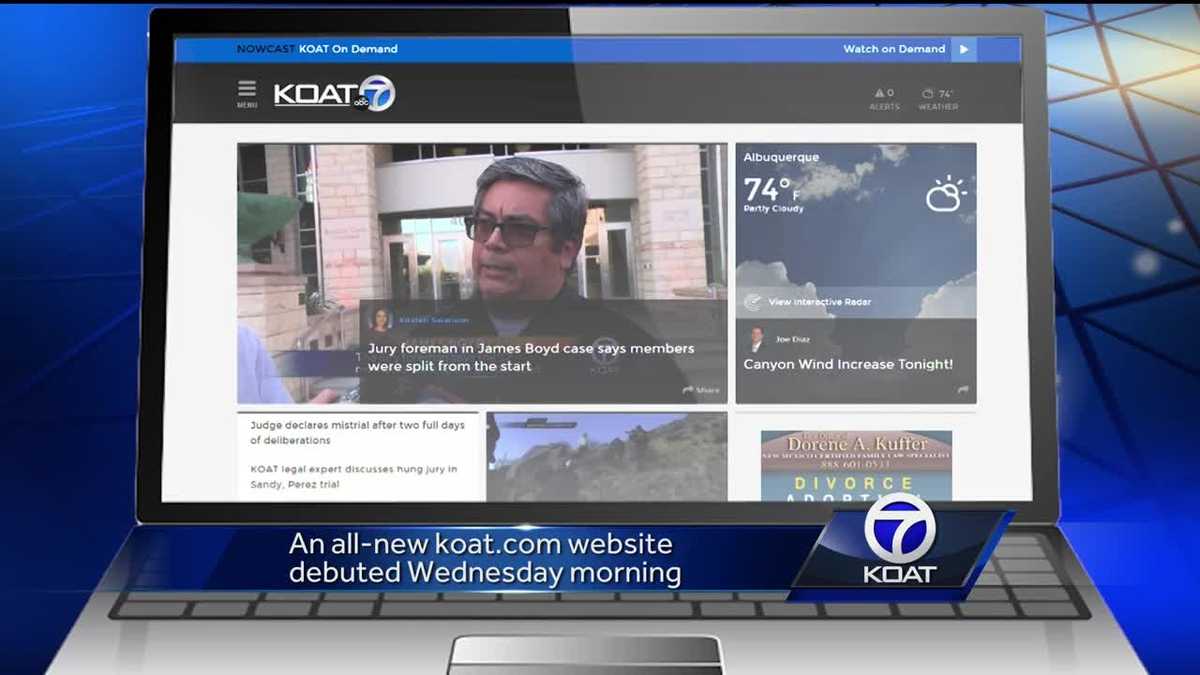 KOAT debuts newly designed website