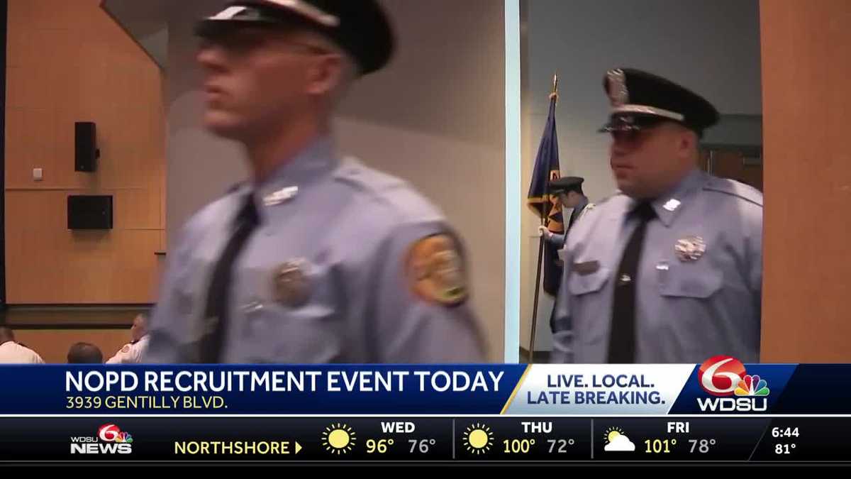 NOPD Holding Recruitment Event For Aspiring Officers