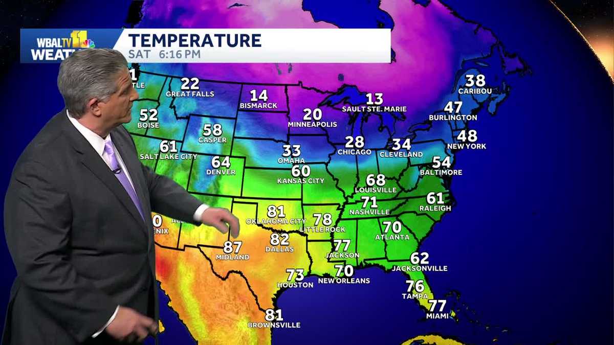 Winter weather back in forecast for Maryland