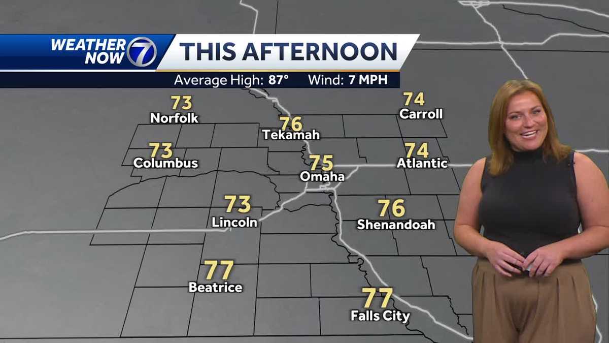 Cool and breezy Thursday afternoon