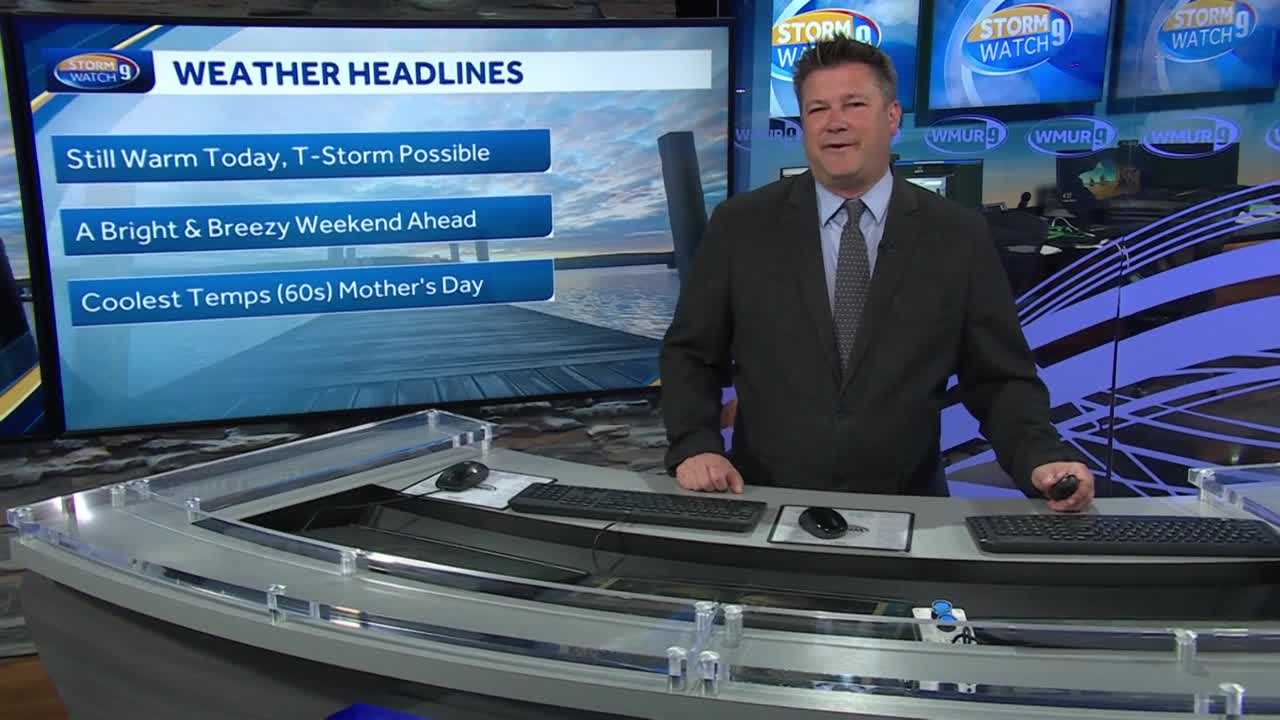 NH Forecast Video: Partial Sunshine Friday With Temps Around 80