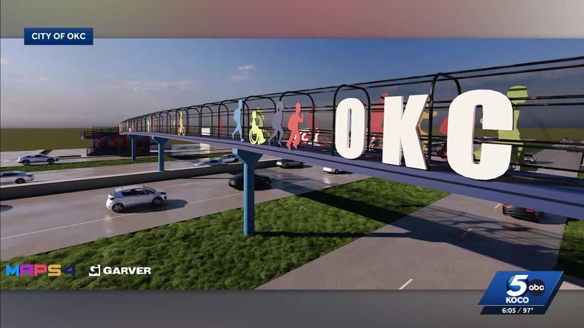 Oklahoma City plans new highway gateway signs and pedestrian bridge upgrades