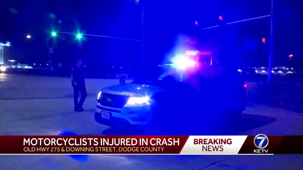 Two motorcyclists injured in Dodge County crash - KETV