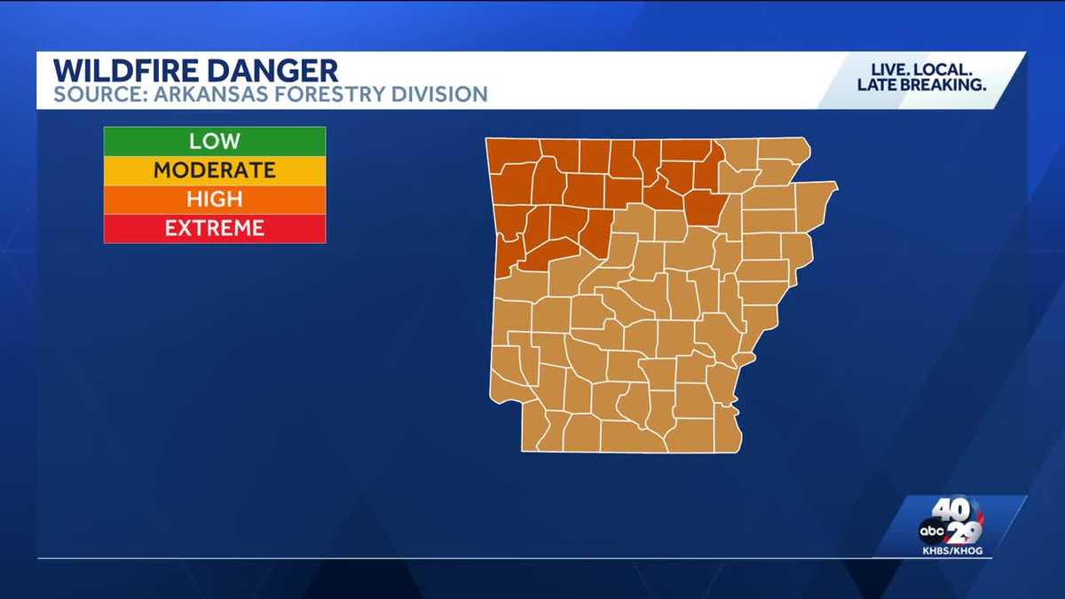 Arkansas wildfire danger remains high