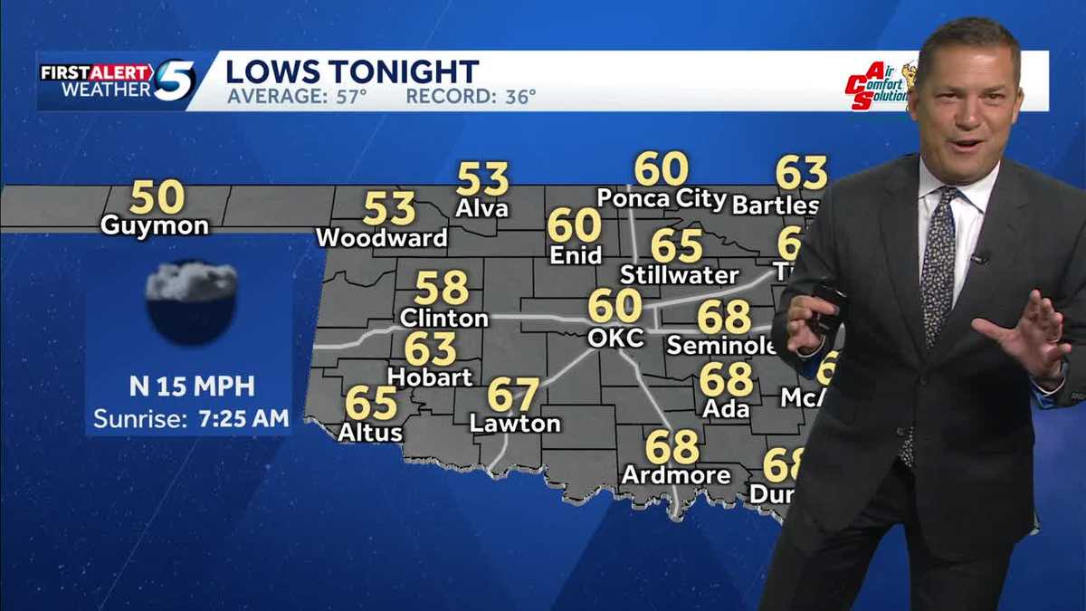 Storms move in tonight - KOCO
