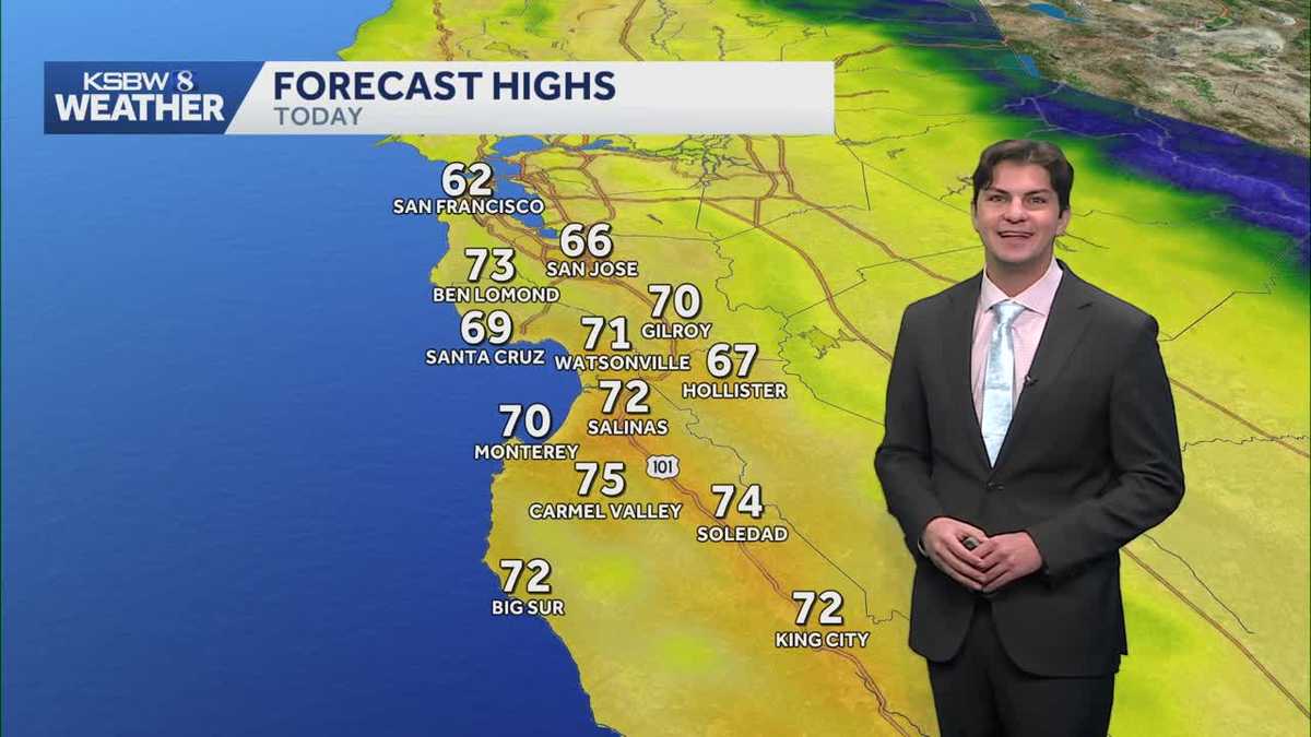 Warm and dry conditions persist along with large surf