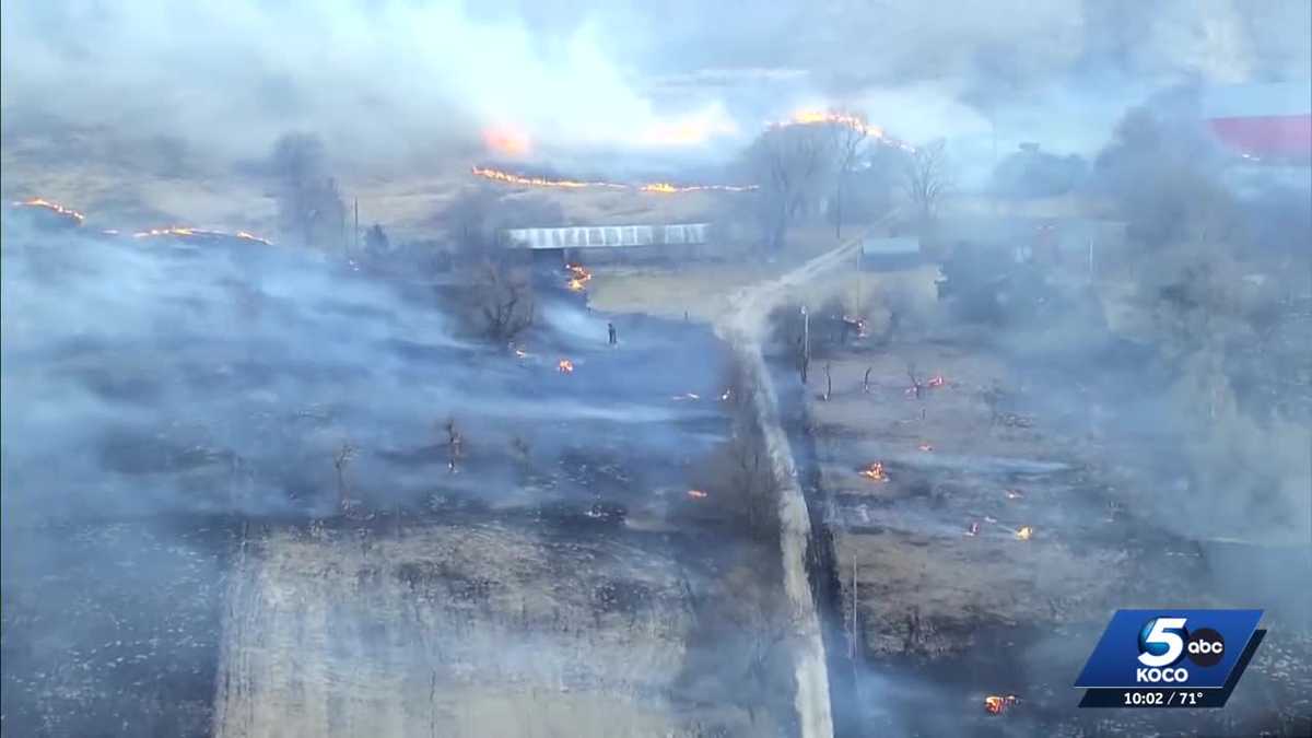 Destructive Oklahoma wildfires prompt emergency declaration for 3 counties
