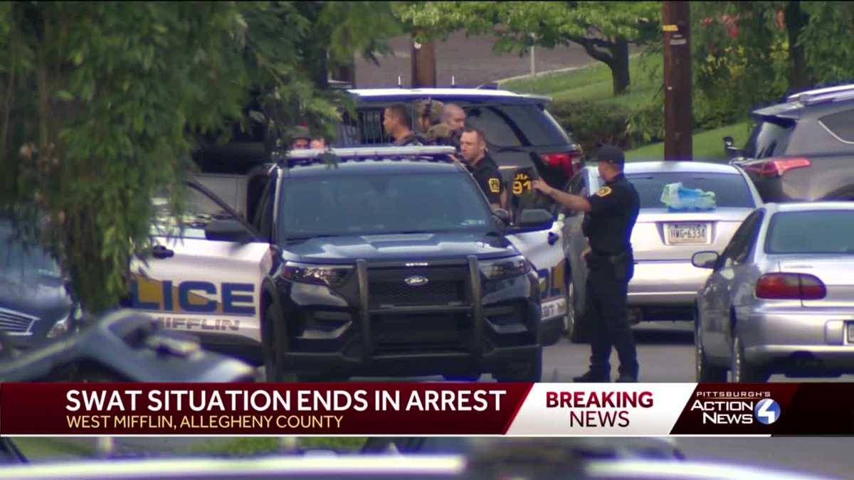SWAT situation ends in arrest in West Mifflin