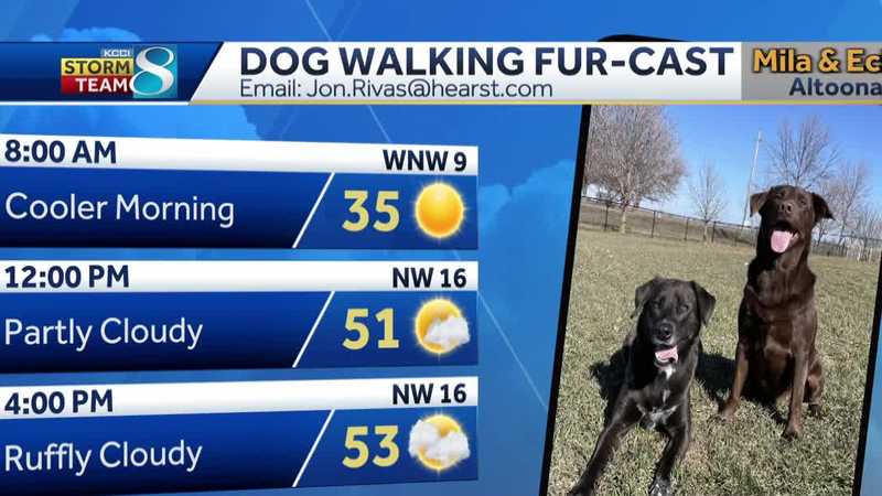 Iowa weather: Cooler temps today with a big warmup by Monday