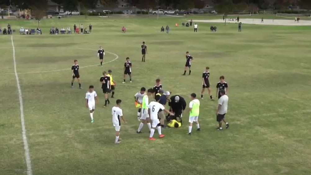 Parent tackles referee at California youth soccer game, video shows