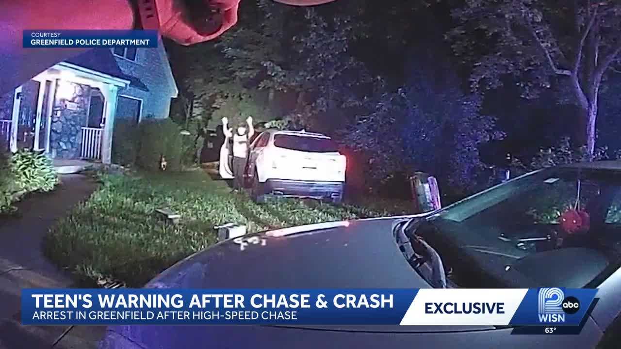 'A car is a weapon': Teen driver accused in Greenfield police chase warns others to think twice