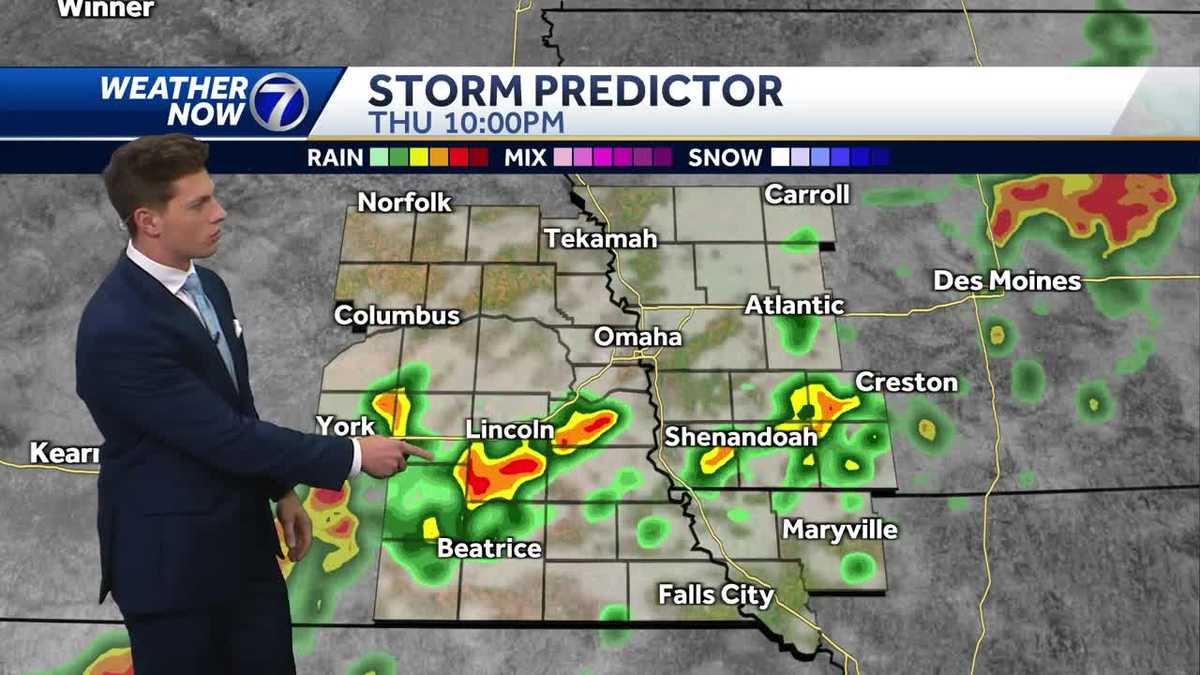 Strong to severe thunderstorms possible Thursday evening