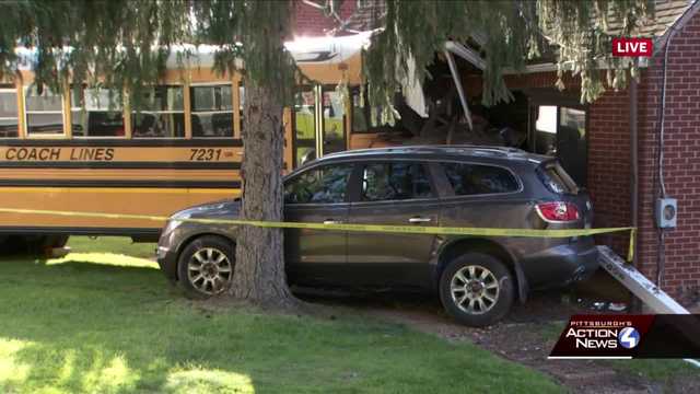 West Mifflin Area School District bus crashes into home - Vimarsana News