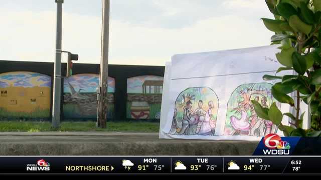A New Orleans artist hopes to make history while telling the city's history