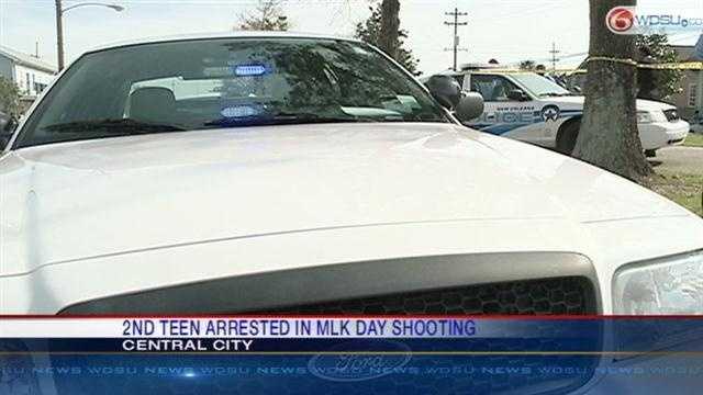 Second teen arrested in MLK Day shooting