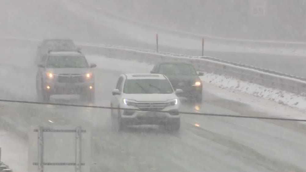 Roads expected to stay slick overnight into morning commute