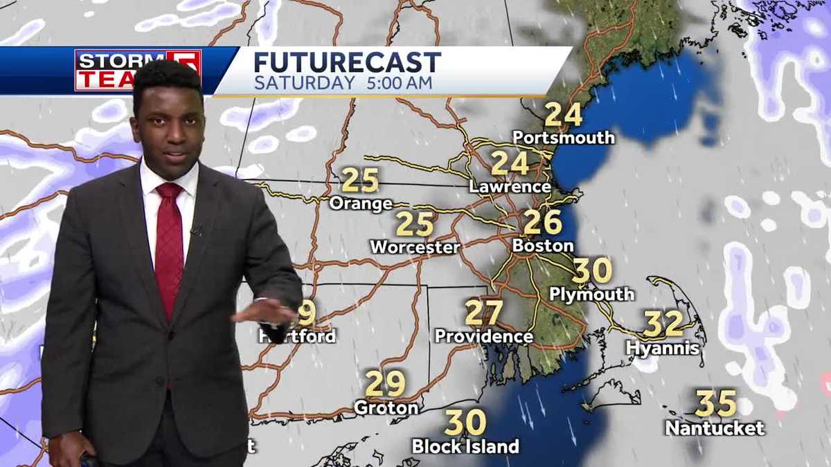 Video: Some rain, snow to start weekend