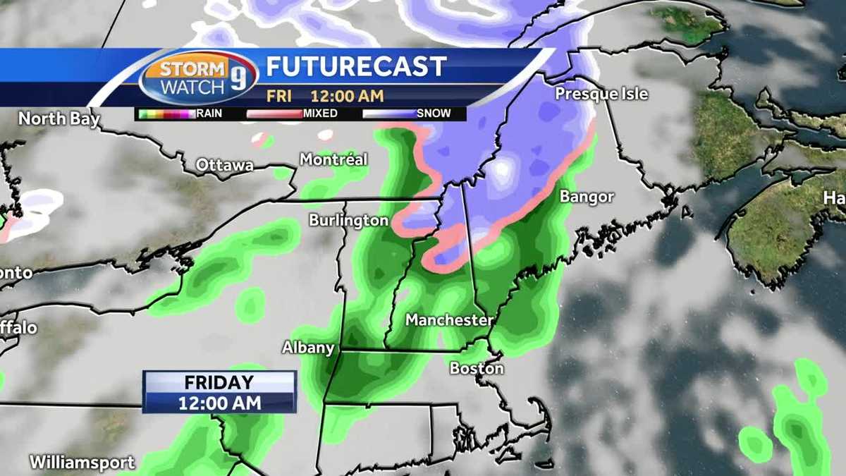 Light Snow Wintry Mix Rain Likely Late Thursday Into Friday