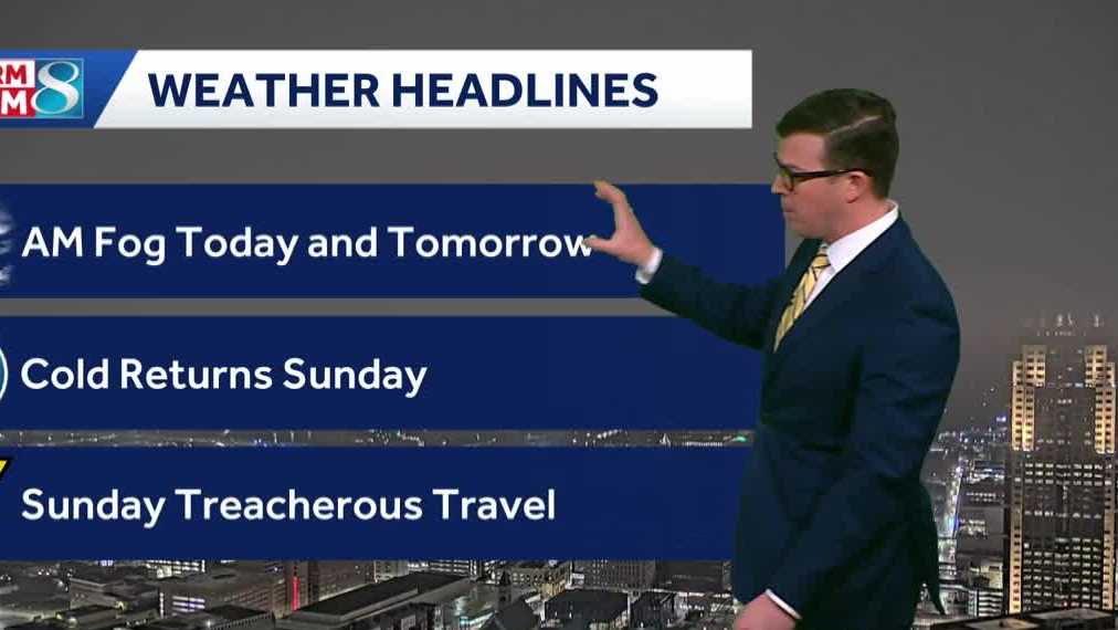 Iowa weather: Fog continues today with more snow and ice chances this weekend