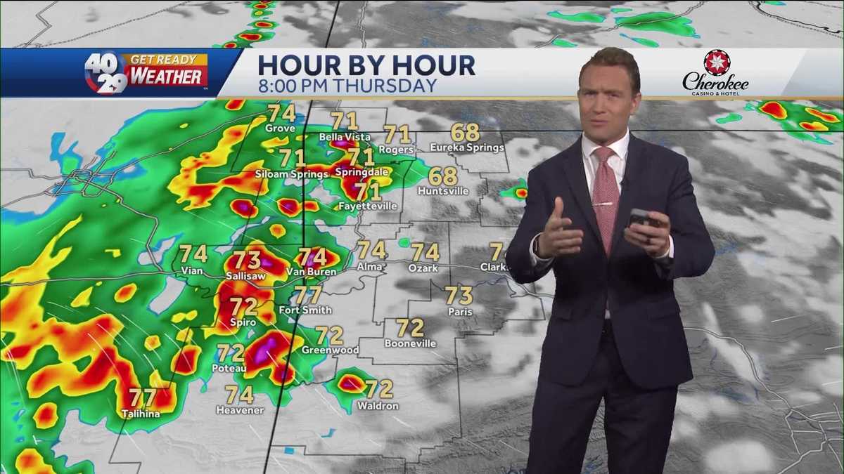 More rain chances continue into Friday