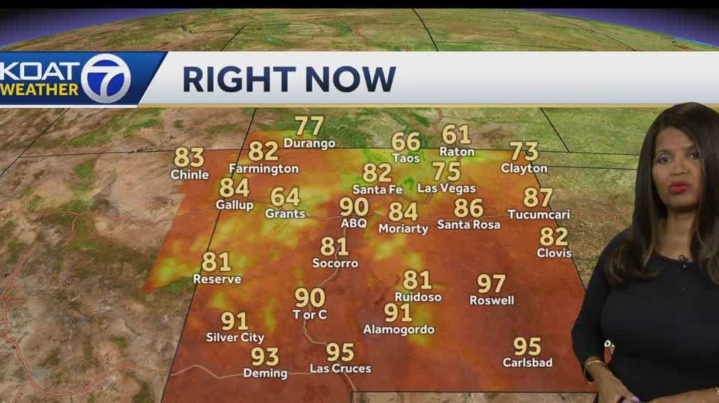 Summer heat continues in New Mexico with less storms
