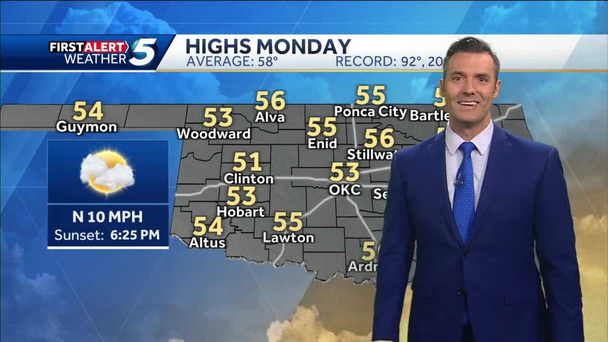 FOREAST: Still cool this Monday