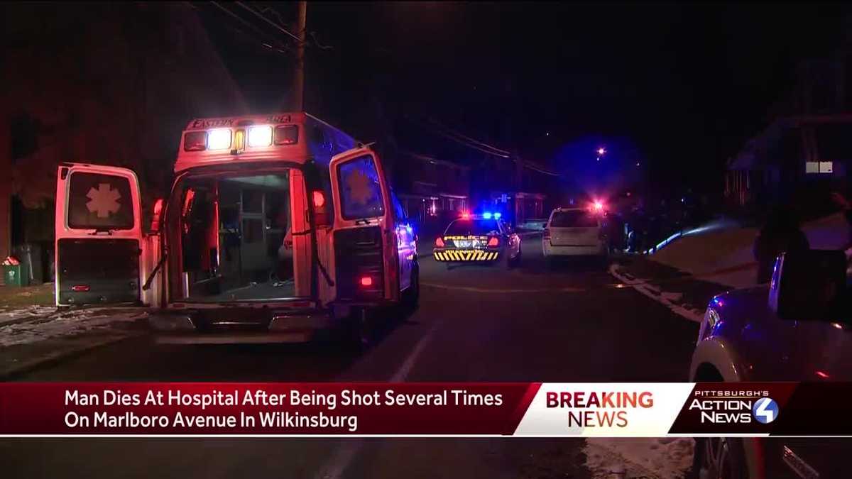 Man dies at hospital after being shot several times in Wilkinsburg