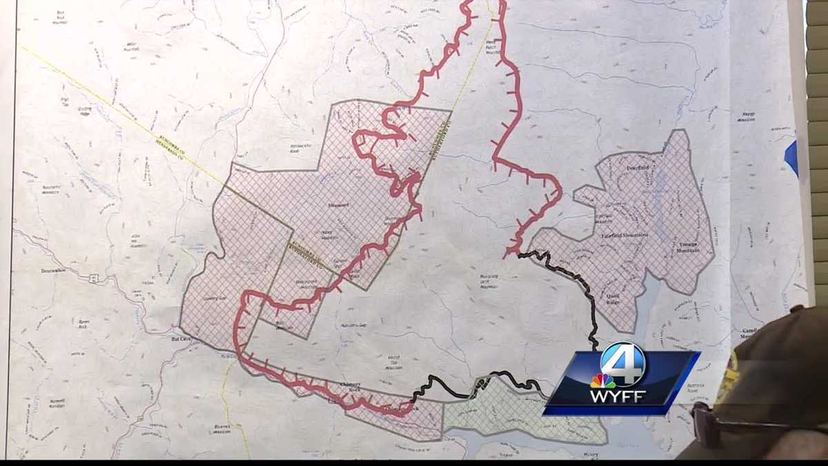 Evacuations underway in the Lake Lure area