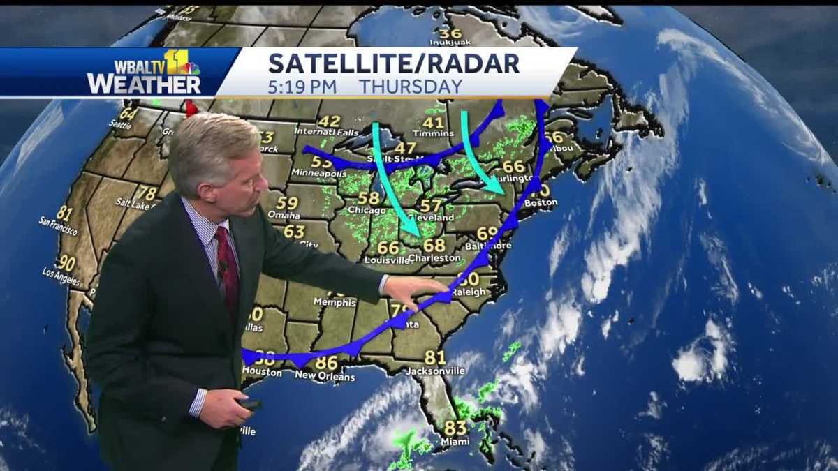 Morning showers to give way to sunshine