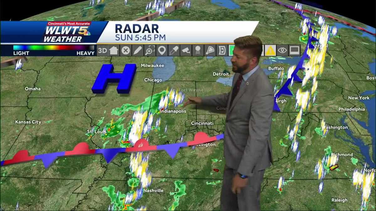Storm chances return to start the week