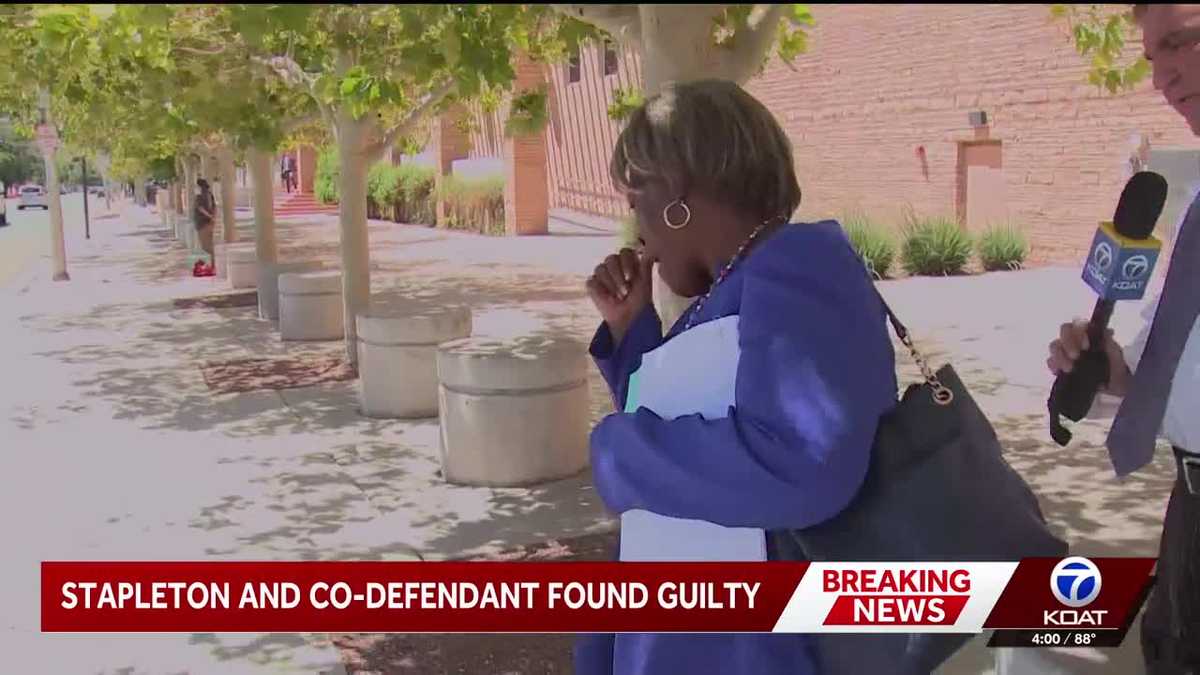 Ex NM Lawmaker Sheryl Williams Stapleton convicted in federal court on 37 counts