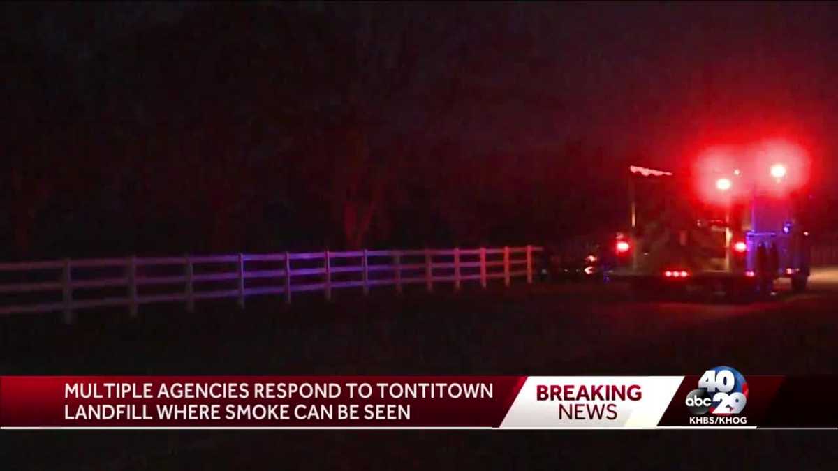 Multiple agencies respond to Tontitown landfill where smoke can be seen