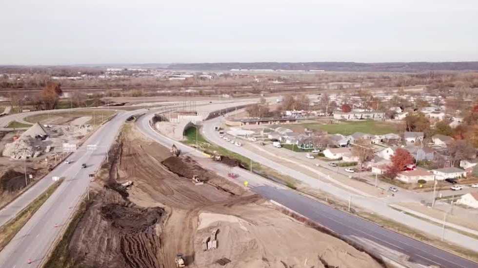CLOSED I29 between 9th Avenue and Avenue G for construction