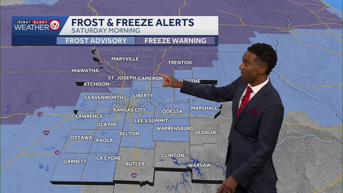 Kansas City Friday forecast includes chillier temperatures - KMBC