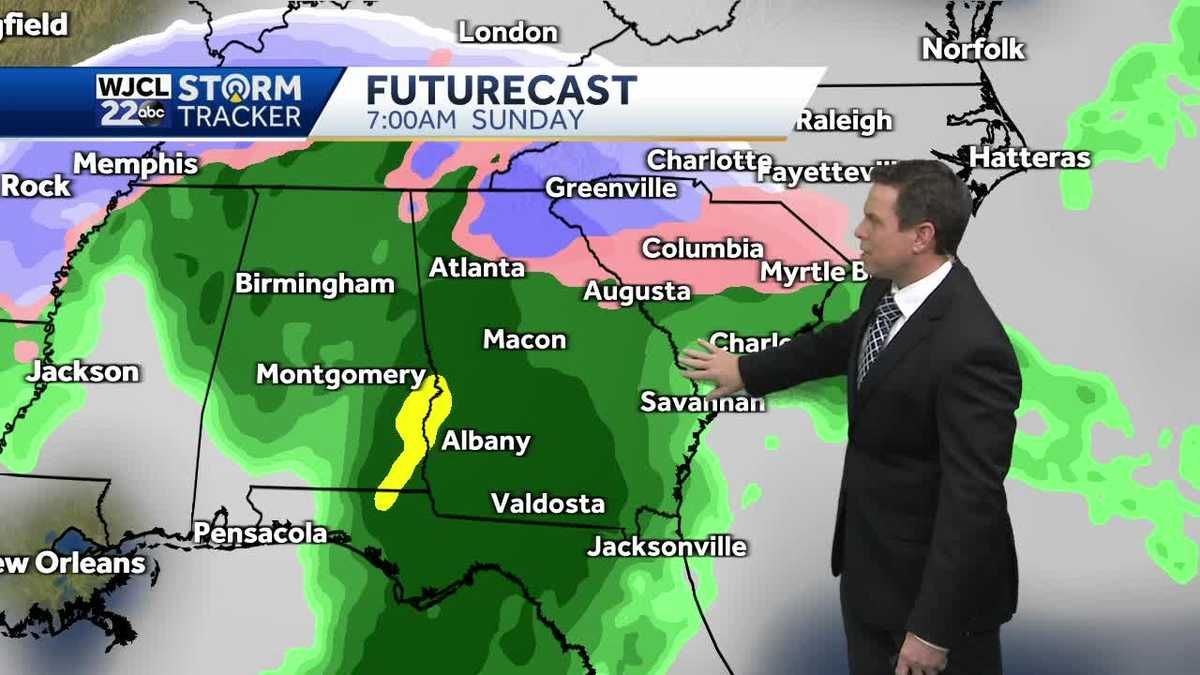 Pleasant and dry through Saturday then rain and wind on Sunday - WJCL