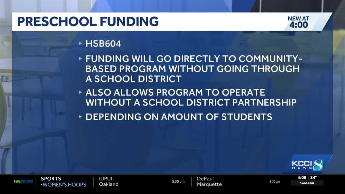 Bill expanding preschool funding advances at Iowa Statehouse