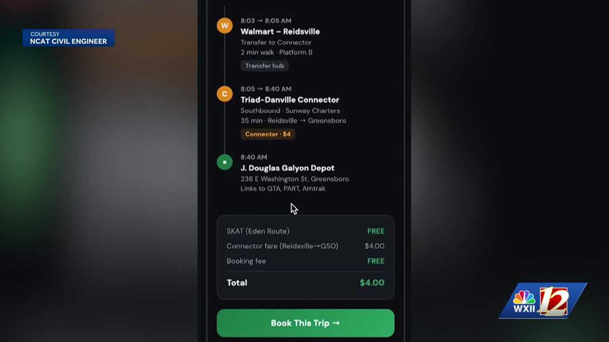 North Carolina A&T students win $25,000 to develop transportation app for Rockingham County